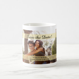 Mug Mariage photo personnalisé Enregistrer la date