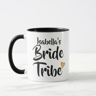 Mug Mariage Tribe Gold Date Coeur personnalisé