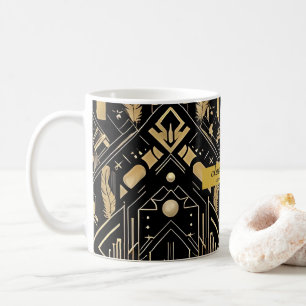 Mug Mariage vintage Art déco