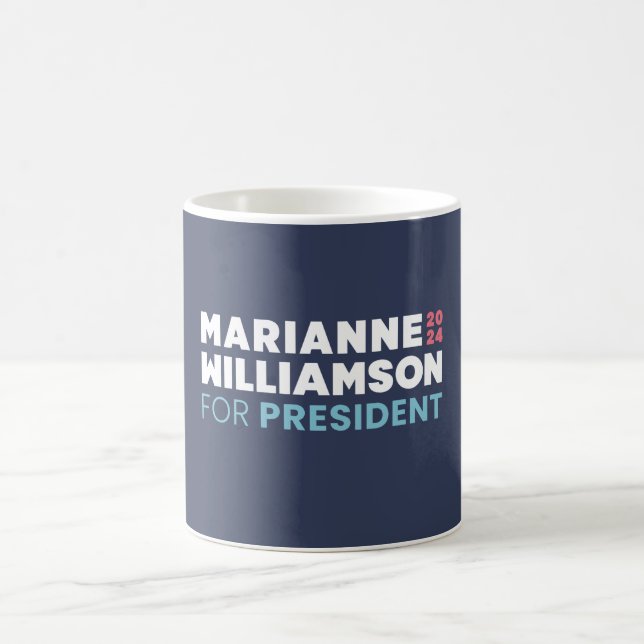 Mug Marianne Williamson pour la présidente 2024 (Centre)