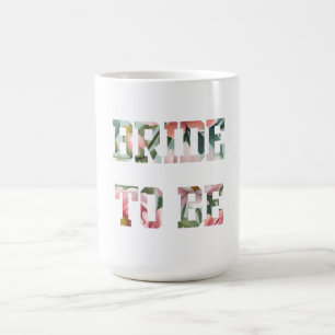 Mug Mariée à Venir à Imprimé Floral
