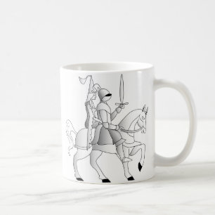 Mug Mariée avec chevalier en armure brillante