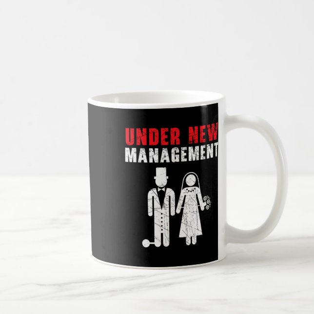 Mug Mariée et marié Jour de mariage Mariage Juste mari (Droite)