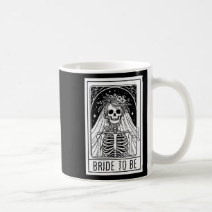 Mug Mariée gothique squelette carte de tarot Bachelore