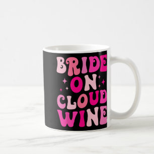 Mug Mariée sur nuage de vin buvant enterrement de vie 