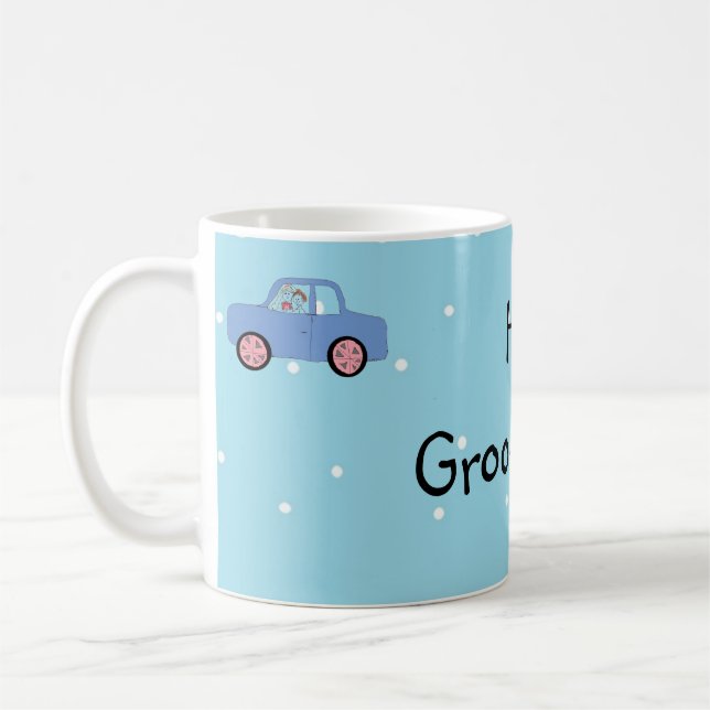 Mug Mariés d'honneur chauds (Gauche)