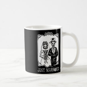 Mug Mariés squelette Halloween couple marié