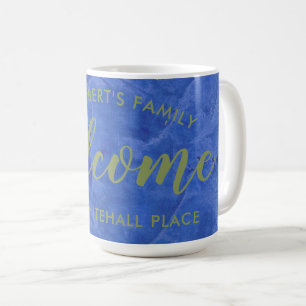 Mug Marin moderne et nom personnalisé Adresse