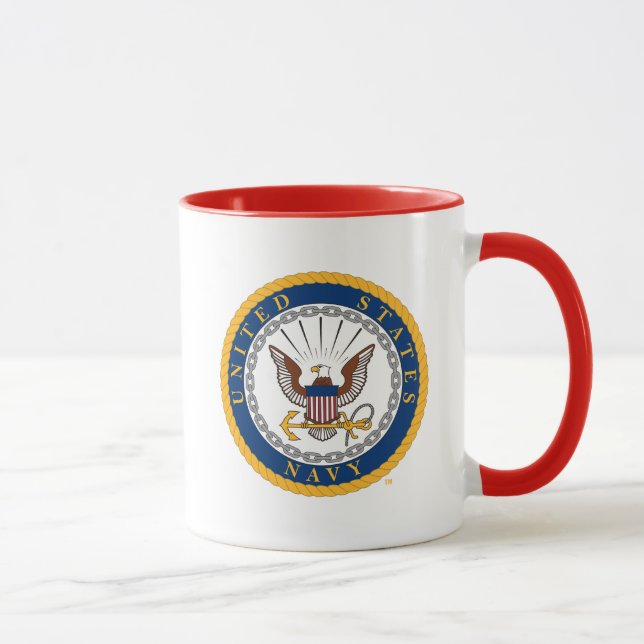 Mug Marine américaine | Emblème de la marine (Droite)