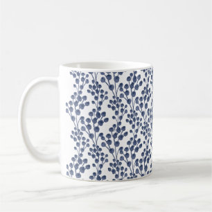 Mug Marine bleue botanique