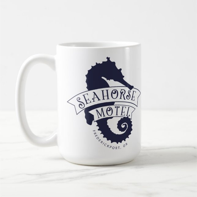 Mug Marine de motel d'hippocampe (Gauche)