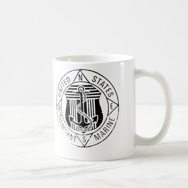 Mug Marines marchandes des USA par : David Lee (Droite)