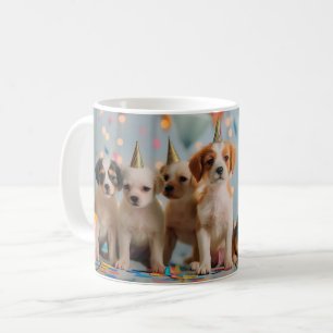 Mug Marionnettes mignonnes Design de fête d'anniversai