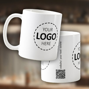 Mug Marketing du générateur de code QR et du logo pers