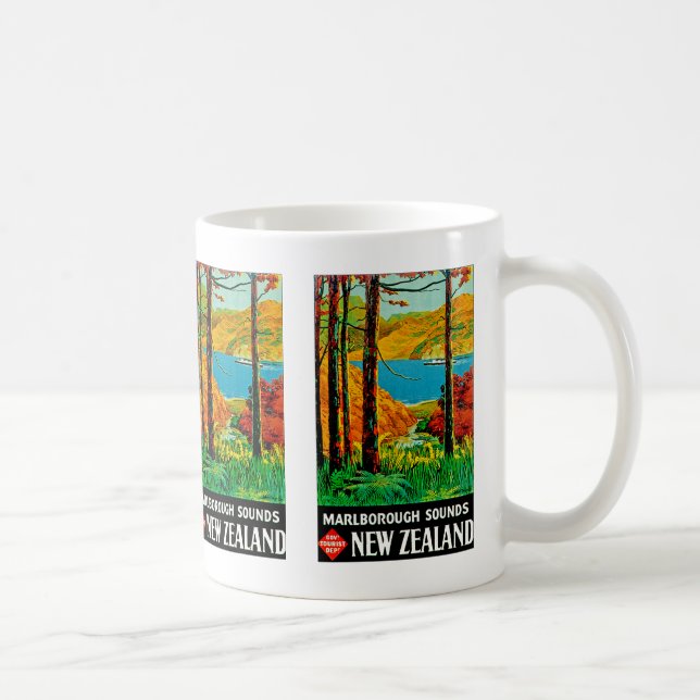Mug Marlborough Sounds Nouvelle-Zélande (Droite)