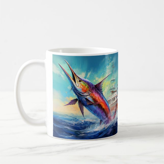 Mug Marlin, salade de café de voilier (Gauche)