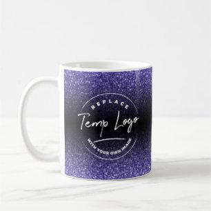 Mug Marque avec votre logo d'entreprise Purple Black O