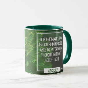 Mug Marque D'Un Esprit Éduqué