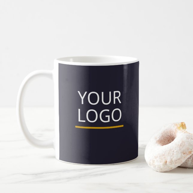 Mug Marque professionnelle personnalisée pour le logo  (Avec donut)
