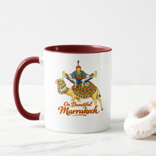 Mug Marrakech Maroc Design Vibrant Voyage Art