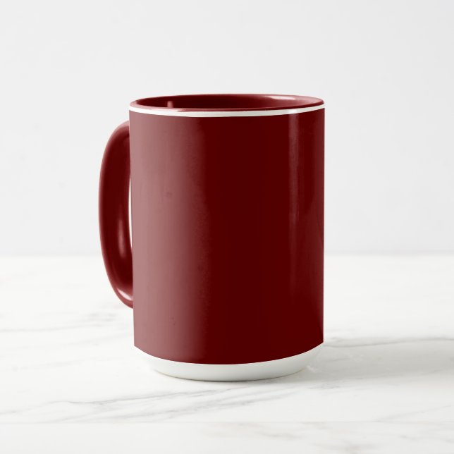 Mug Marron-marron simplement élégant  (Devant gauche)