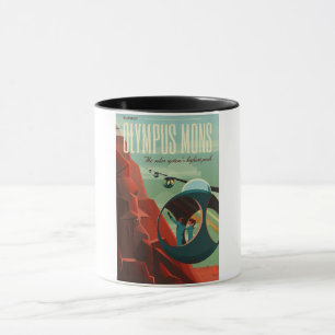 Mug Mars Olympus Mons Système solaire Volcano le plus 