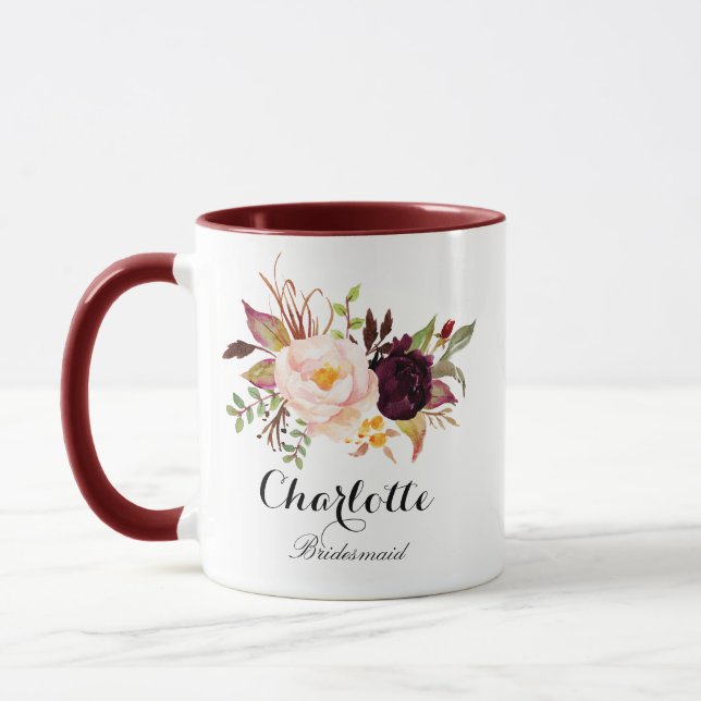 Mug Marsala bordeaux (Gauche)