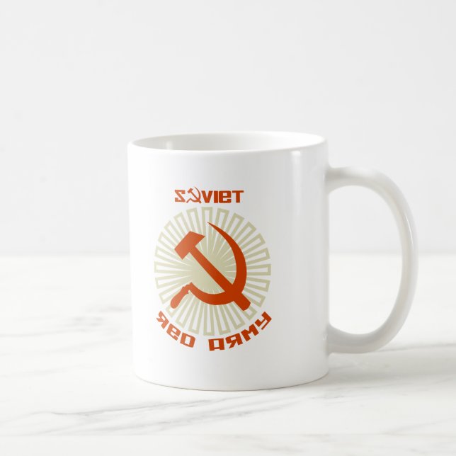 Mug Marteau et faucille soviétiques 2 d'armée rouge (Droite)