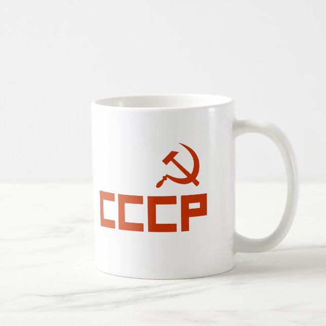 Mug Marteau rouge CCCP et faucille (Droite)