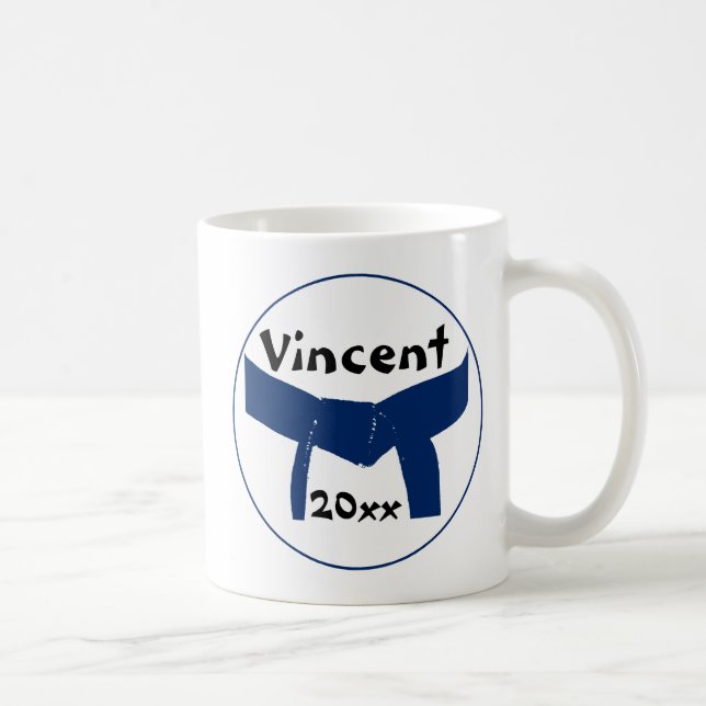 Mug Martial Arts Dark Blue Belt (Droite)