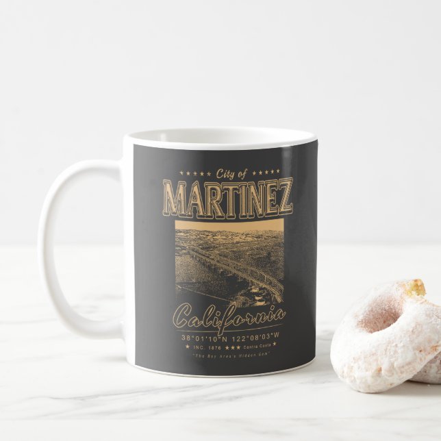 MUG MARTINEZ CALIFORNIA - PONT BENICIA MARTINEZ (Avec donut)