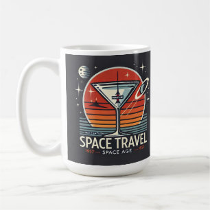 Mug Martini Space Travel 1957 Space Age Logo