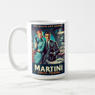 Mug Martini Space Travel Poster SP5 : Agence de Chat N