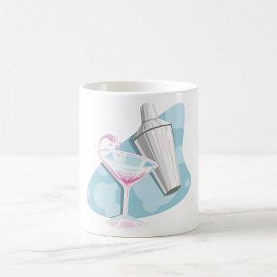Mug Martini Verre Et Shaker
