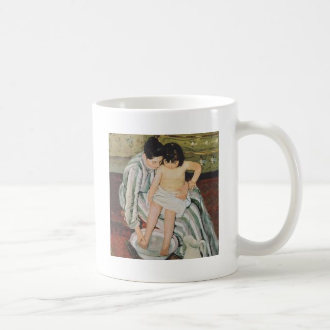 Mug Mary Cassatt Peinture sur le bain de l'enfant (Droite)