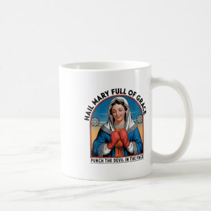 Mug Mary Religieux Boxe Tee Drôle Chrétien Punch Le