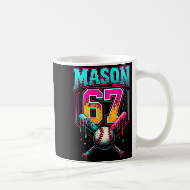 Mug Mason 67 Funny Ice Cream Drip Baseball Ice Cream D (Droite)