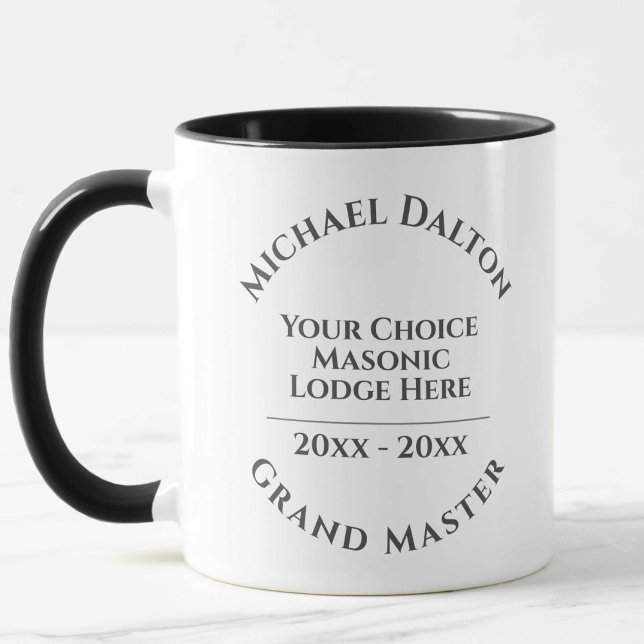 Mug Masonic Grand Master (Créateur téléchargé)