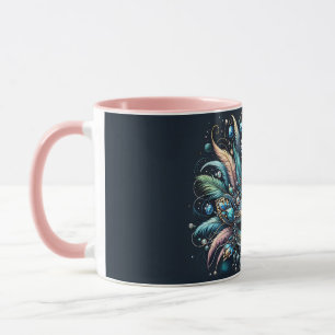 Mug Masque de bijoux à plumes Boho Masquerade