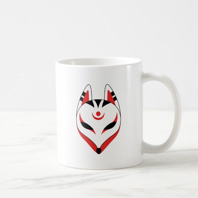 Mug Masque japonais Kitsune Fox (Droite)