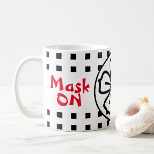 Mug Masque sur Masque OFF Distances sociales