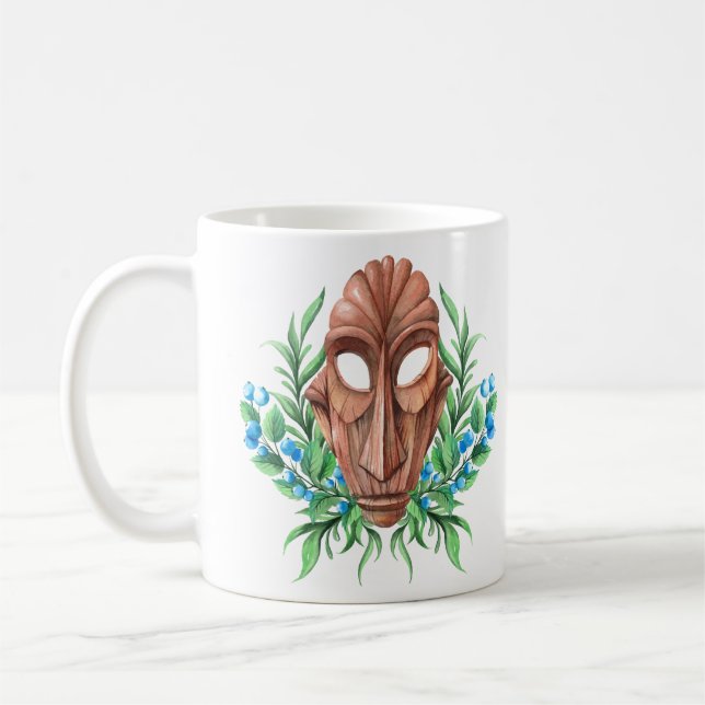 Mug Masque tribal ethnique (Gauche)