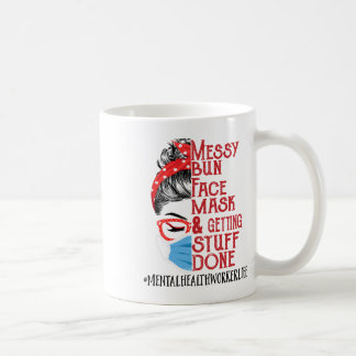 Mug Masque Visage Bun Obtenir Stuff Travailleur en san