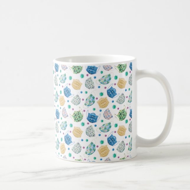 Mug Masque Visage Motif 2020 Commémoratif (Droite)