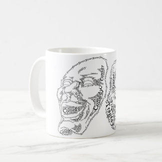 Mug Masques de comédie et de tragédie