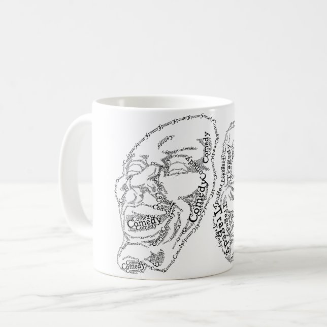 Mug Masques de comédie et de tragédie (Devant gauche)