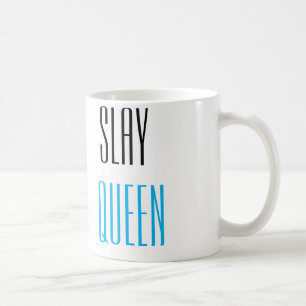 Mug Massacrez la typographie drôle d'énonciations de
