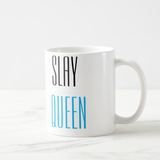 Mug Massacrez la typographie drôle d'énonciations de (Droite)