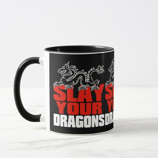 Mug MASSACREZ VOS DRAGONS, pour des fans de la (Gauche)