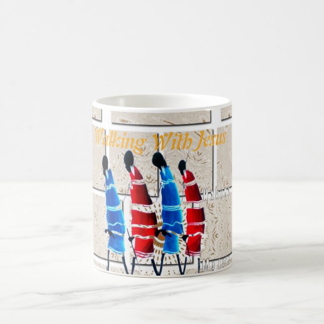Mug Massai Morans art chrétien Imprimer (Centre)